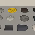 Various Floor Cushions In Different Shapes And Colors For Home Decor