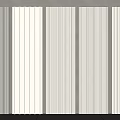 Modern Vertical Striped Wall Panels With Textured Neutral Tones For Interior Design 3d model