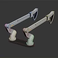 Silver Water Vehicle With Dual Arm Like Structure And Reflective Base Design