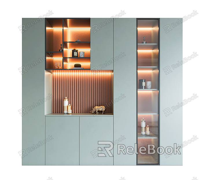 Modern Sideboard Wine Cabinet model