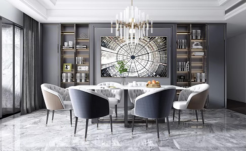 Modern Restaurant 3d model