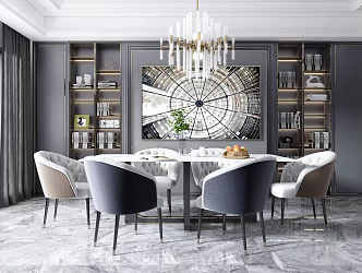 Modern Restaurant 3d model