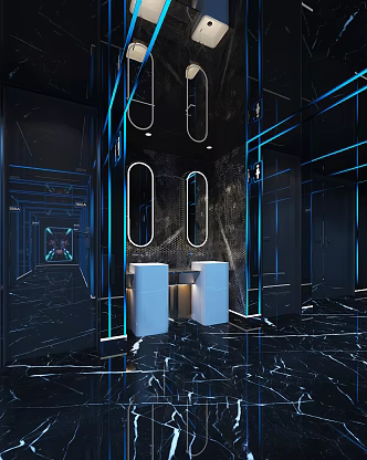 Modern toilet 3d model