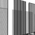 Metal iron mesh combination grid combination 3d model