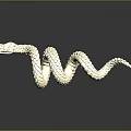Golden Snake Shaped Furniture Decorative Ornament With Intricate Design And Shiny Finish