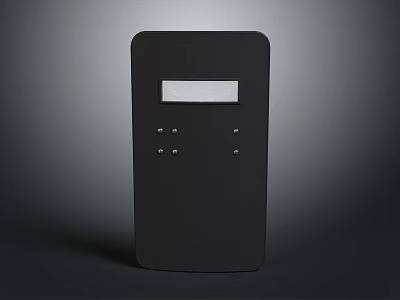 Black Electronic Device With Compact Design Display Screen And Control Buttons 3d model