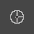 Orbiting Space Station Featuring Circular Ring Structure And Solar Panels Array