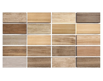 Modern wood floor wood grain paving wood paving 3d model