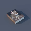 Hardcover Book With Cat Illustration Featuring Ancient Wisdom And Still Mind Alive
