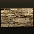 Natural Stone Wall With Earth Tones Textured Surface And Rustic Design