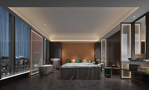 Modern SPA Club Room 3d model