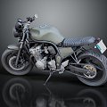 Modern Motorcycle Two-wheeled Motocross Motorcycle 3d model