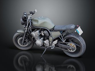 Modern Motorcycle Two-wheeled Motocross Motorcycle 3d model