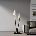 Modern Floor Lamp Modern Metal Floor Lamp Characteristic Floor Lamp Iron Floor Lamp Double Head Floor Lamp 3d model