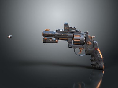 Tactical revolver pistol semi-automatic pistol automatic pistol model