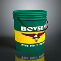BOYSEN Green Paint Bucket With Eagle Logo And The No1 Label