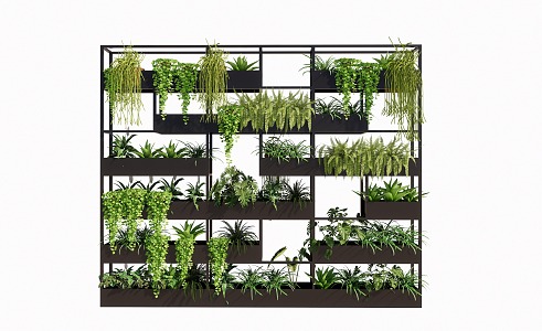 Modern Planting Rack 3d model