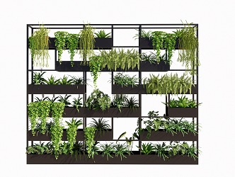 Modern Planting Rack 3d model