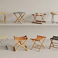 Various Stylish Stools With Wooden Metal Frames And Modern Design Features