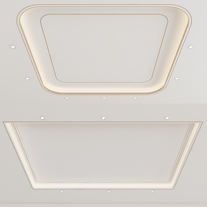 Light Luxury Ceiling 3d model