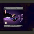 Vintage Purple Game Cartridge With Dark Cut Chronicles And Character Illustration