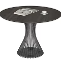 Negotiation table Round table 3d model