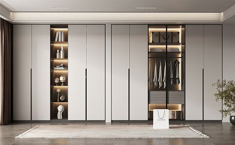 Modern wardrobe 3d model