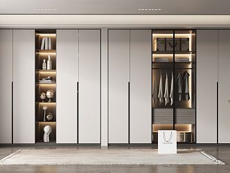 Modern wardrobe 3d model