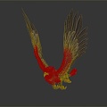 Modern Eagle Griffin 3d model