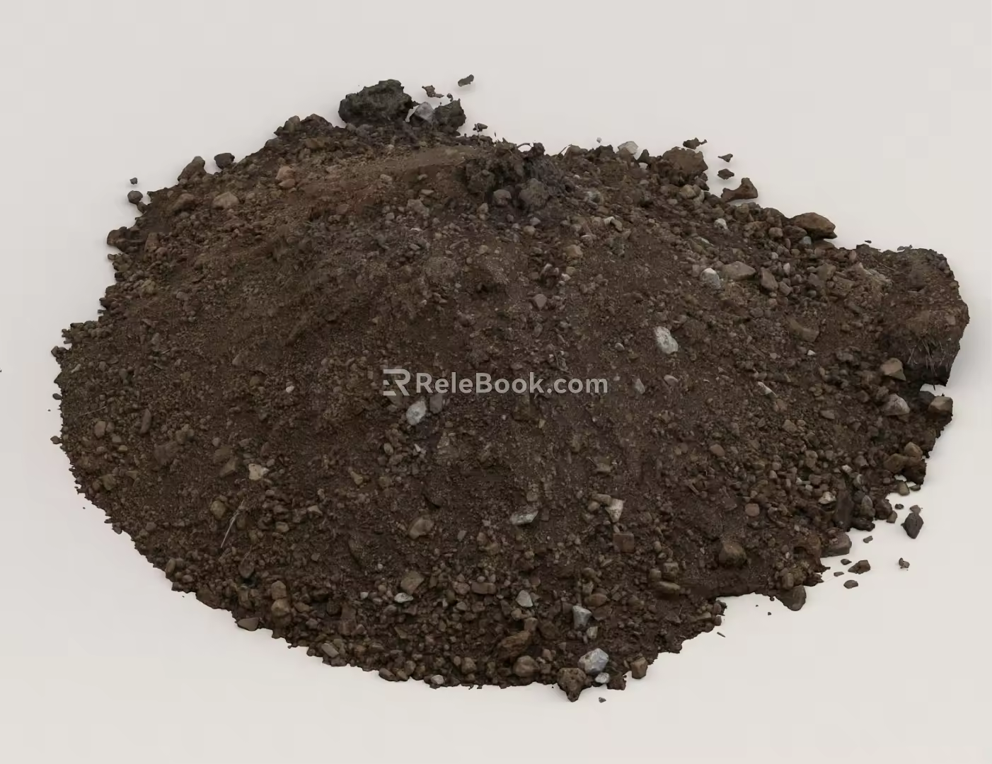 Building sand pile 3d model