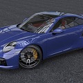 Porsche 911 Luxury Car sports car Sedan 3d model