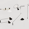 Stylish Modern Wall Lamps With Black And White Designs For Contemporary Home Decor
