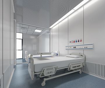 Modern ward Laminar ward 3d model