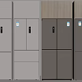 Modern refrigerator 3d model