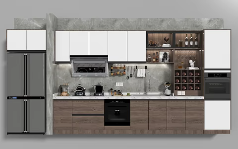 Modern Kitchenware Kitchen Supplies 3d model