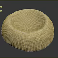 Natural Rustic Stone Decorative Bowl With Round Shape And Rough Textured Surface For Home Interior