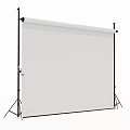 Modern projection curtain 3d model