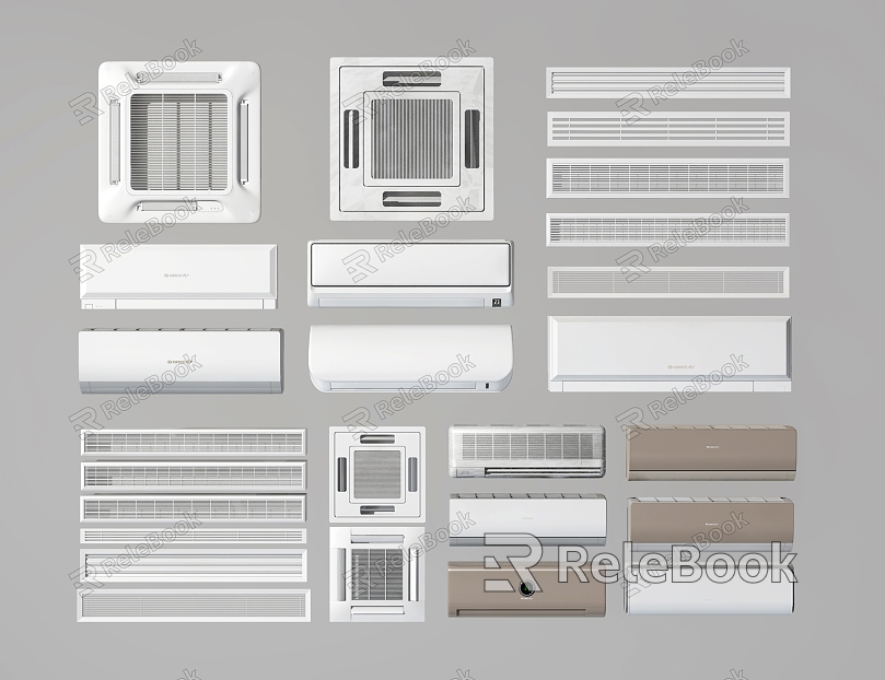 Modern air conditioner hanging air conditioner air outlet air conditioner model