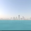 Aerial Urban Planning With High Rise Buildings Roads River And Coastal Green Spaces