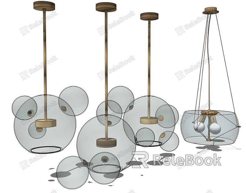 Modern chandelier glass chandelier model