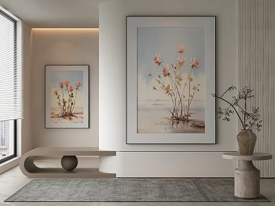 modern decorative painting 3d model