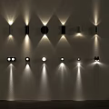 Modern Wall Mounted Downlights And Spotlights With Various Lighting Designs For Home Interior