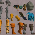 Assorted Style Leather Boots In Various Colors With Straps And Patterns