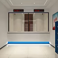 Spacious Conference Room With Wooden Panel Walls Large Table Black Chairs And Big Screen