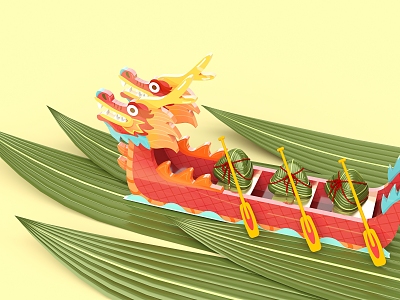 New Chinese Dragon Boat Dragon Boat model