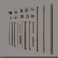 Various Modern Cabinet And Door Handles In Brass Black And Metal Designs