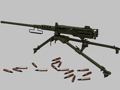 Modern Machine Gun 3d model