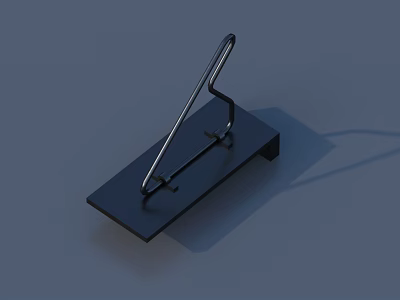 Hardware Tool Metal Desktop Clamp with Black Base and Sturdy Design for Secure Workbench Use 3d model