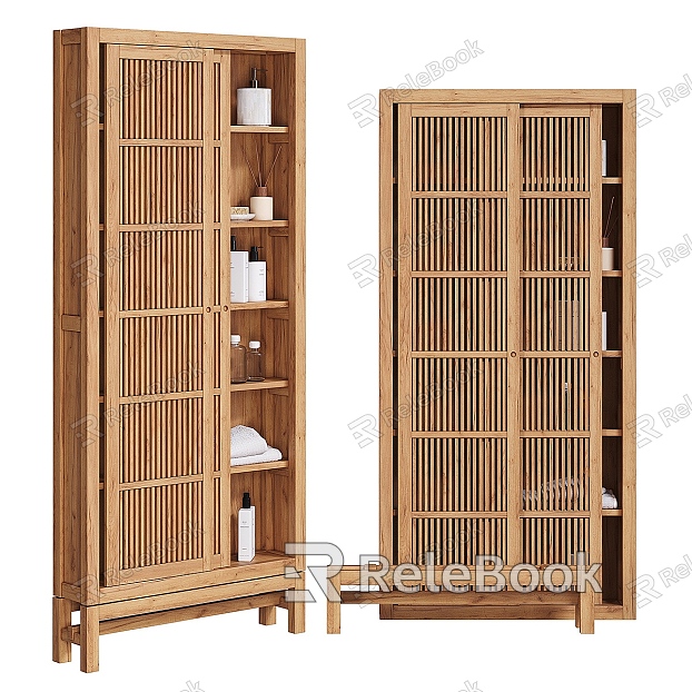 Japanese-style Bookcase Locker model