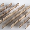 Various Wooden Railings With Different Designs And Styles For Home Decoration